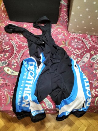 Culotte Decathlon Negro/Azul Talla L/XL