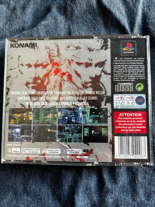 Metal Gear Solid PS1 PAL España