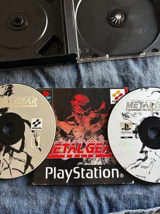 Metal Gear Solid PS1 PAL España