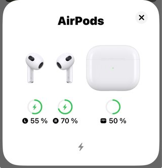 Airpods Apple Blancos (tercera generación)