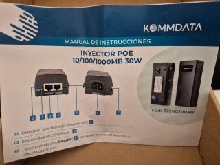 Inyector POE 30W KOMMDATA
