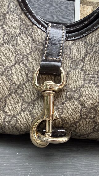 Borsa Gucci Jackie vintage beige/marrone