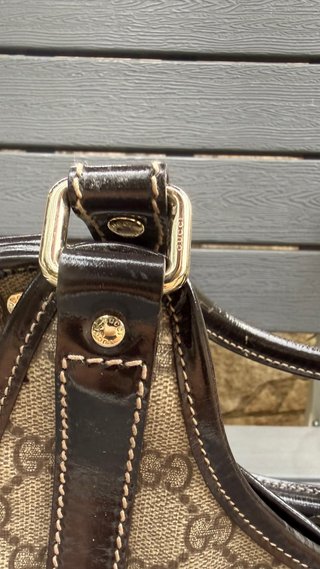 Borsa Gucci Jackie vintage beige/marrone