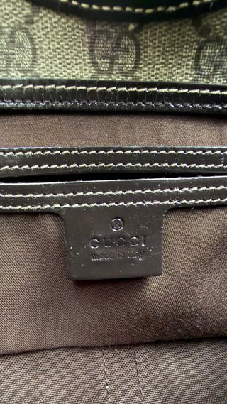 Borsa Gucci Jackie vintage beige/marrone