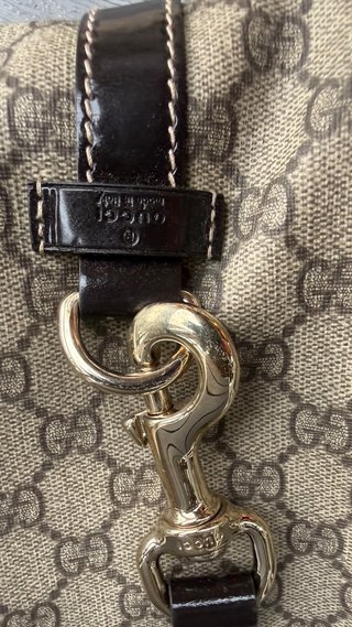 Borsa Gucci Jackie vintage beige/marrone