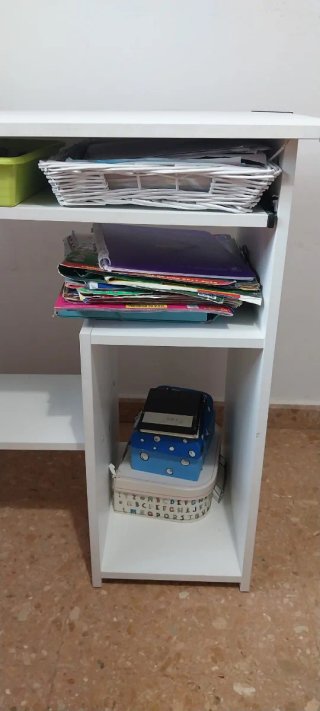 Escritorio blanco 80x45x75