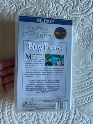 VHS Mary Poppins Tesoros Walt Disney
