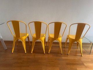 Sillas Sklum Amarillas (Set de 4)