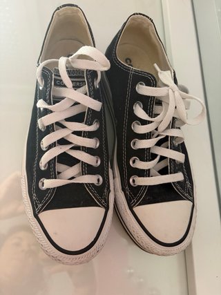 Converse plataforma negras
