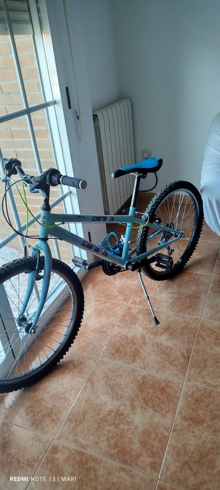 Bicicleta GT Celeste Carbón