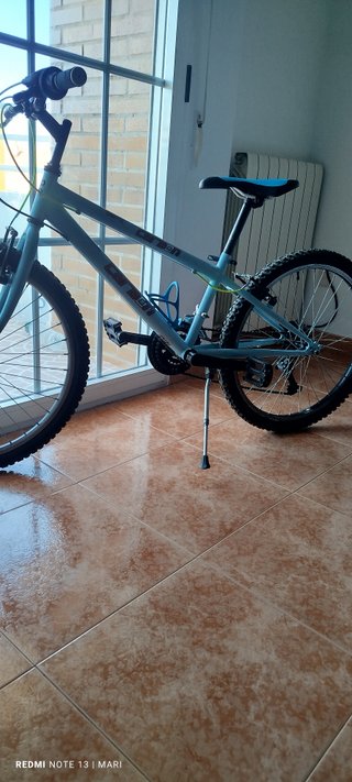 Bicicleta GT Celeste Carbón