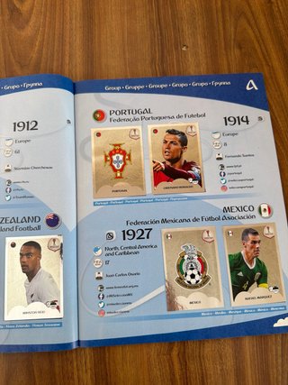 Album Panini Confederaciones Rusia 2017