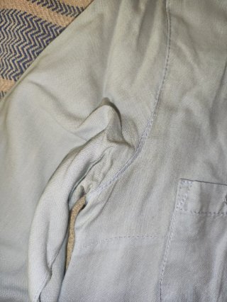 Camisa Bershka azul de manga larga
