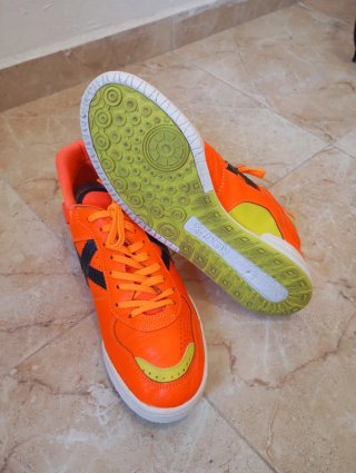 Zapatillas Munich Naranja y Amarillo Talla 44