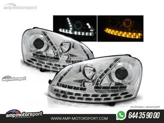FAROS DELANTEROS LUZ DIURNA LED PARA VOLKSWAGEN GOLF 5 2003-2008