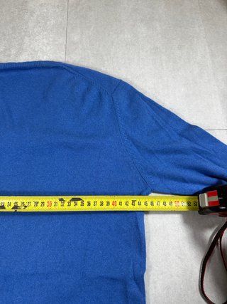 Maglione Valentino Seta Cashmere Blu Taglia S