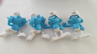 Lote 4 Figuras Pitufos