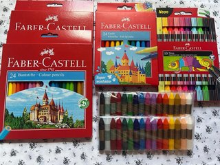 Pack Faber Castell: Lápices, Rotuladores y Crayone