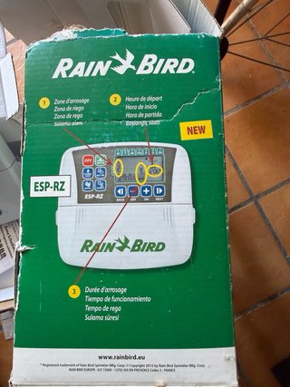 Programador Riego Rain Bird ESP-RZ 6 zonas