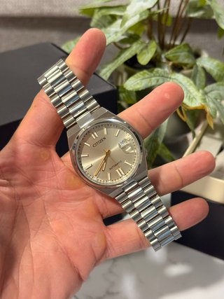 Citizen Tsuyosa Crema Inox 40mm Automático