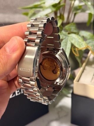 Citizen Tsuyosa Crema Inox 40mm Automático