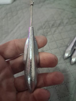 10 plomos de pesca de 115 gramos