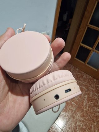 Auriculares Qlive Beige/Rosa