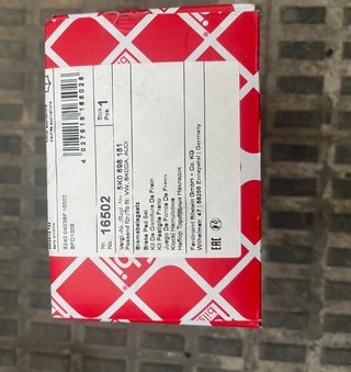 pastillas delanteras Audi Seat Febi
