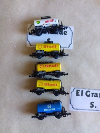 Lote 5 vagones TRIX