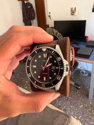 Casio Marlin Correa Goma Negra