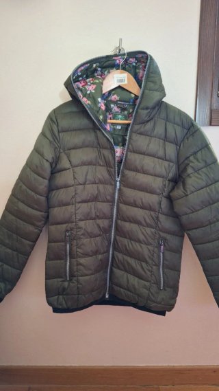 Giubbotto Naj Oleari donna verde floreale L