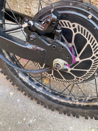 Bicicleta electrica estilo surron