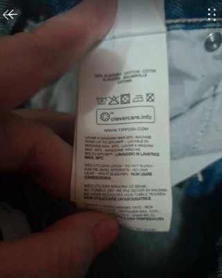 Calções Tiffosi ganga tam XS