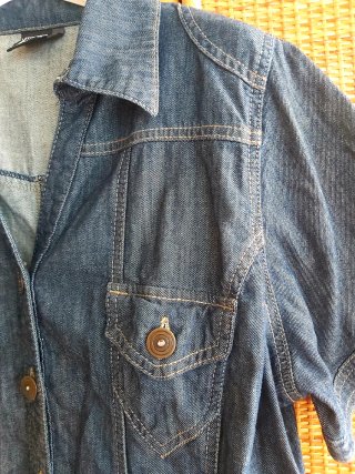 Abito in denim nuovo taglia 46/48
