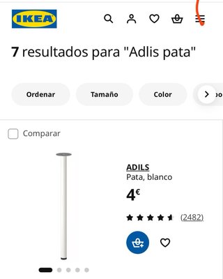 Mesa IKEA LAGKAPTEN SIN cajonera y CON silla