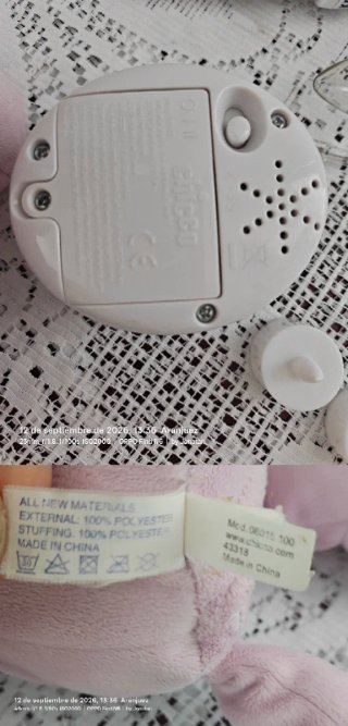 Oso Proyector Chicco Primeros Sueños Rosa