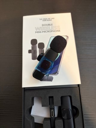 Double Wireless Mini Microphone