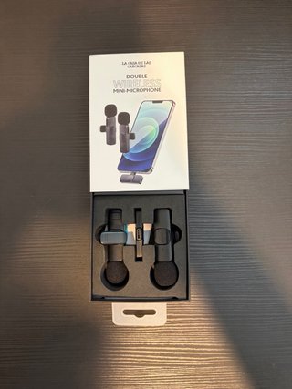 Double Wireless Mini Microphone