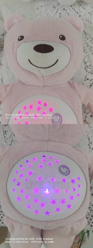 Oso Proyector Chicco Primeros Sueños Rosa