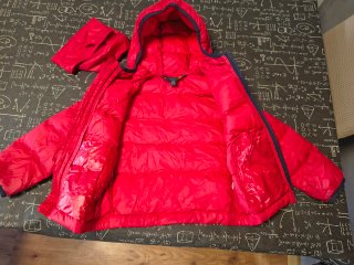 Abrigo Ralph Lauren niño/a rojo