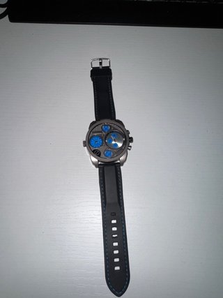 Reloj Cuchi Negro y Azul Cronógrafo