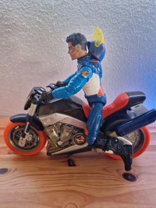 Action Man Motorista Hasbro 2004 + Moto