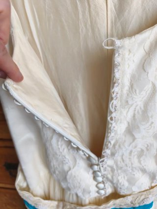 Vestido de Novia vintage artesanal