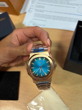 Reloj Pagani Design PD-1728 Azul/Dorado