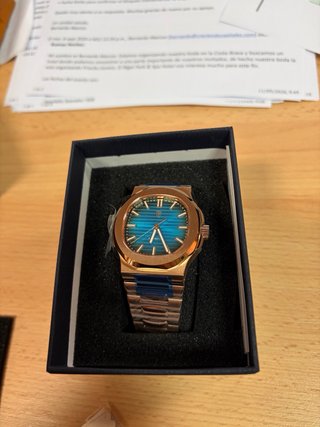 Reloj Pagani Design PD-1728 Azul/Dorado