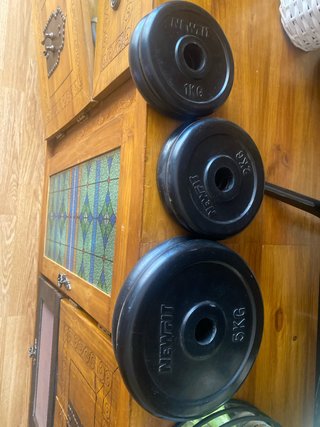 Discos de pesas NEWFIT 1kg, 2kg, 5kg