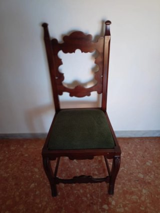 Mobile salotto noce 6 sedie