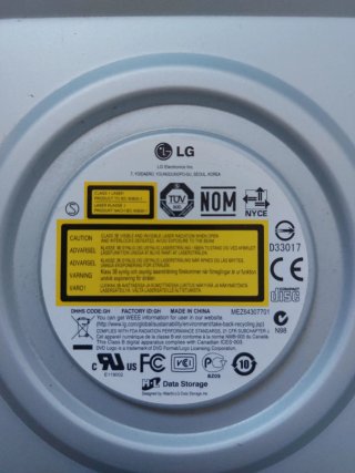Grabadora DVD/CD Interna LG GH24NS95 (SATA)