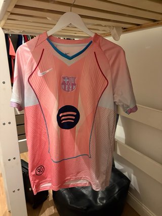 Camiseta Raphinha 11 rosa FC Barcelona parches