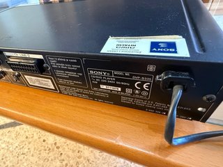 Lector DVD/CD Sony DVP-S335-Calidad Hi-Fi Vintage